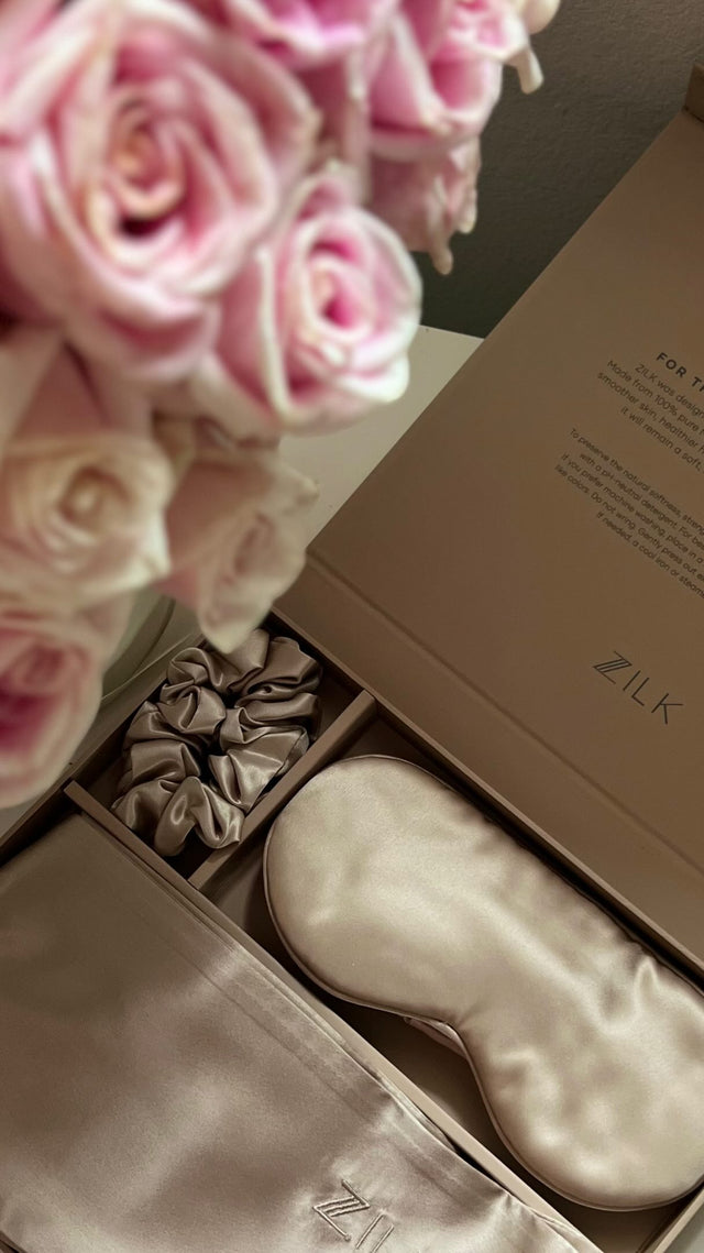 ZILK sleep kit with pink roses