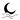 Crescent moon icon representing sleep and overnight restoration