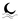 Crescent moon icon representing sleep and overnight restoration